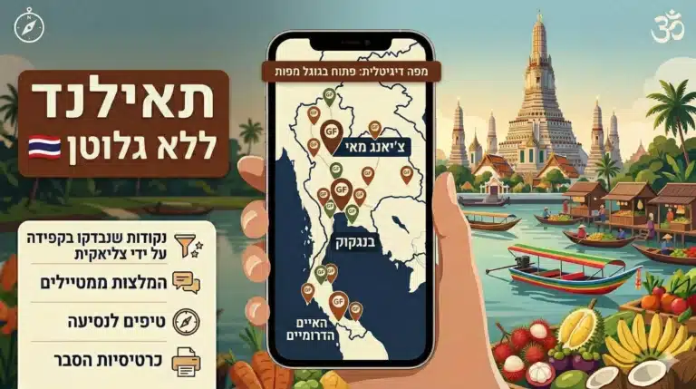 מפת תאילנד - ללא גלוטן