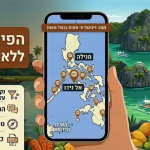 מפת פיליפינים - ללא גלוטן