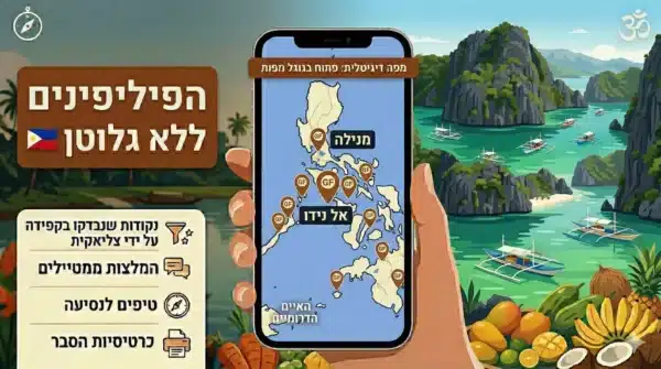מפת הפיליפינים - ללא גלוטן