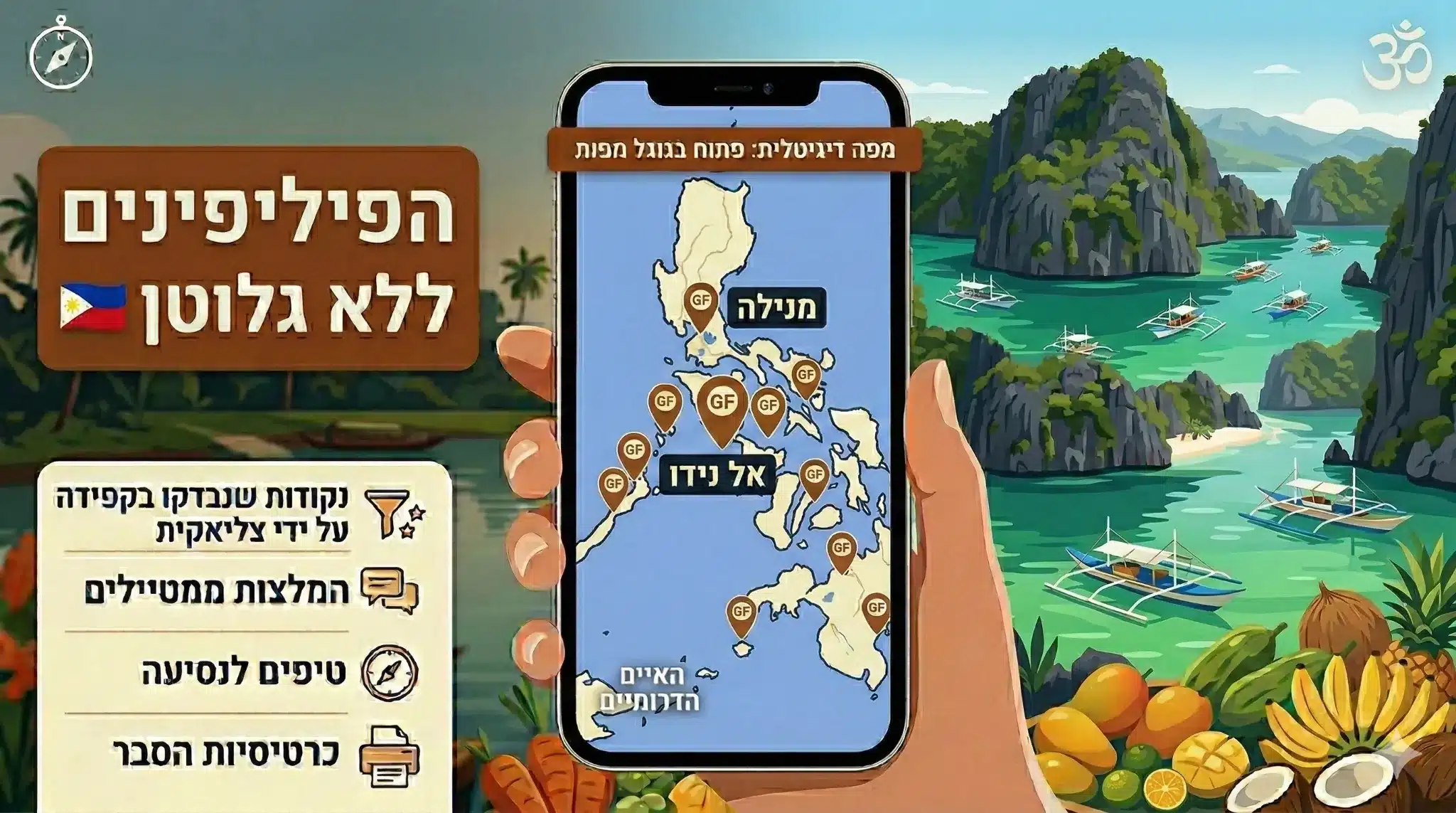 מפה ללא גלוטן - הפיליפינים